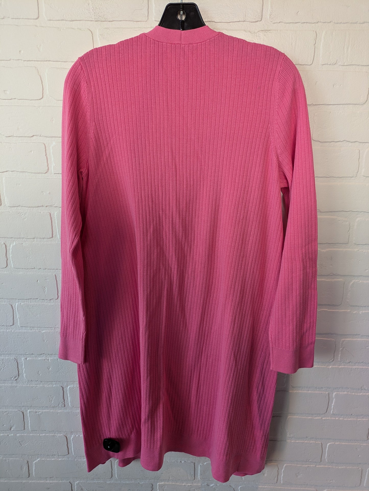 Sweater Cardigan By Talbots In Pink, Size: M