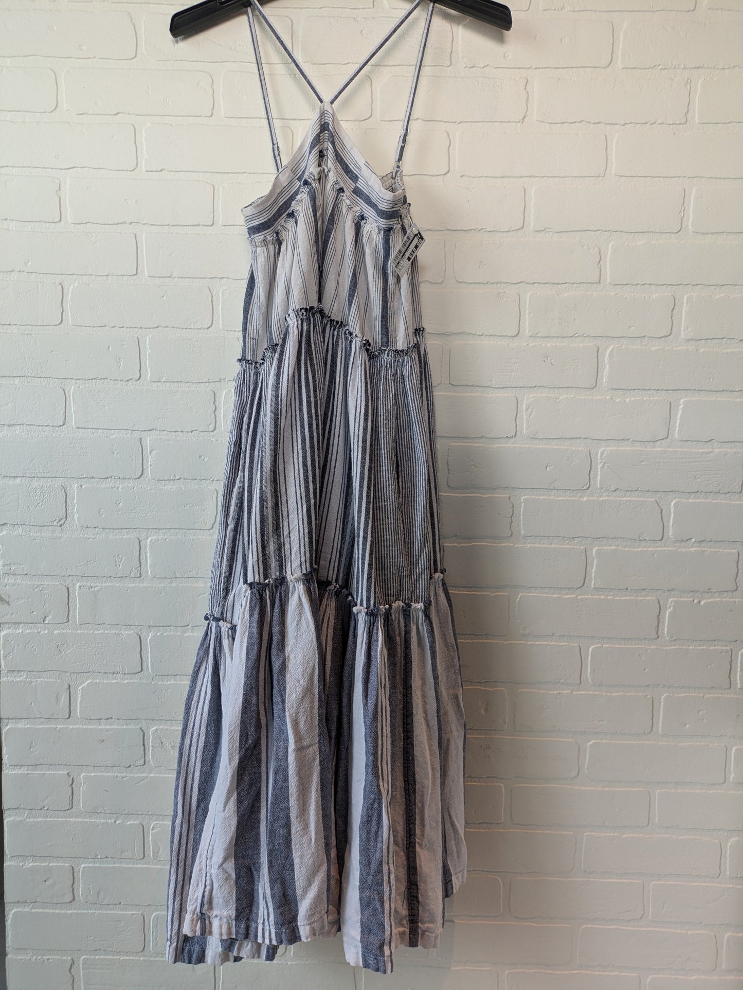 Dress Casual Maxi By J. Crew In Blue & White, Size: Xs