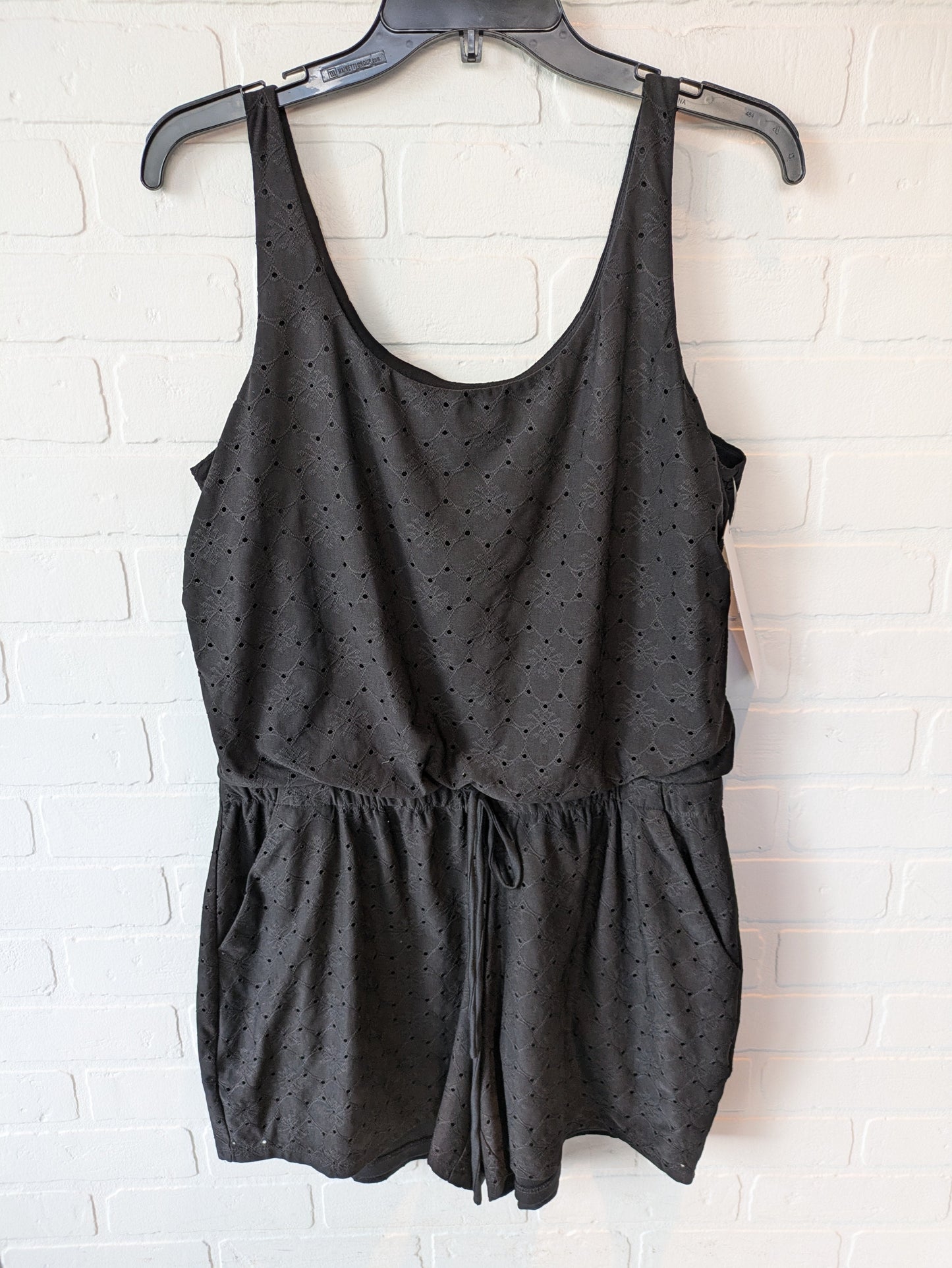 Romper By London Times In Black, Size: M