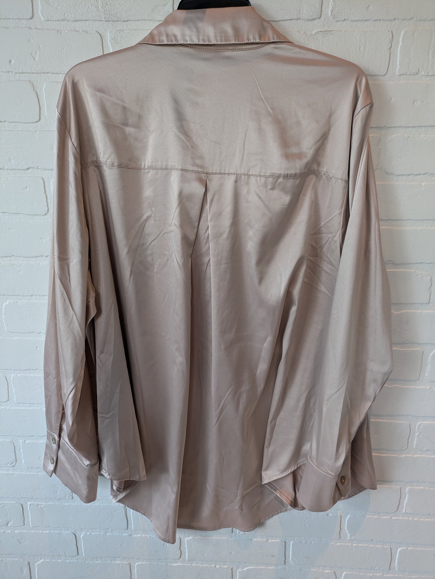 Top Long Sleeve By Lane Bryant In Gold, Size: 3x