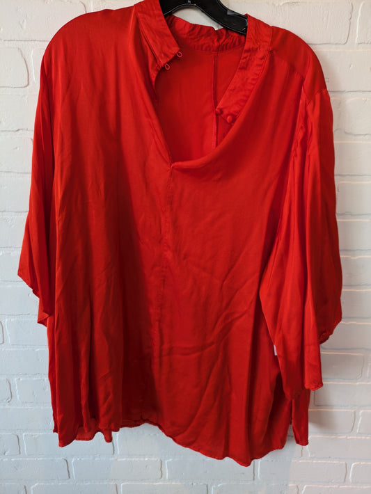 Top 3/4 Sleeve By Lane Bryant In Orange, Size: 4x