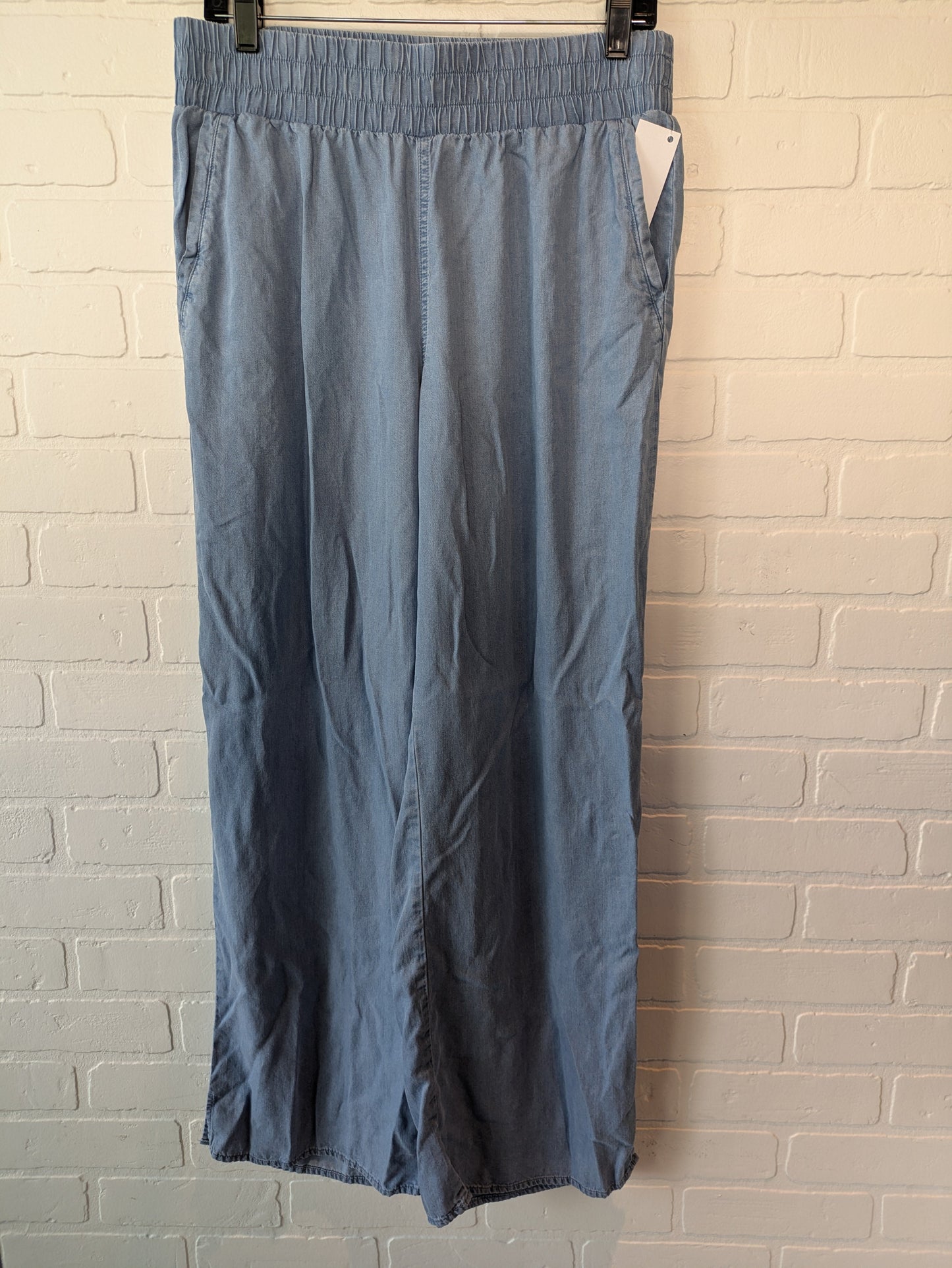 Pants Wide Leg By Calvin Klein In Blue Denim, Size: 8