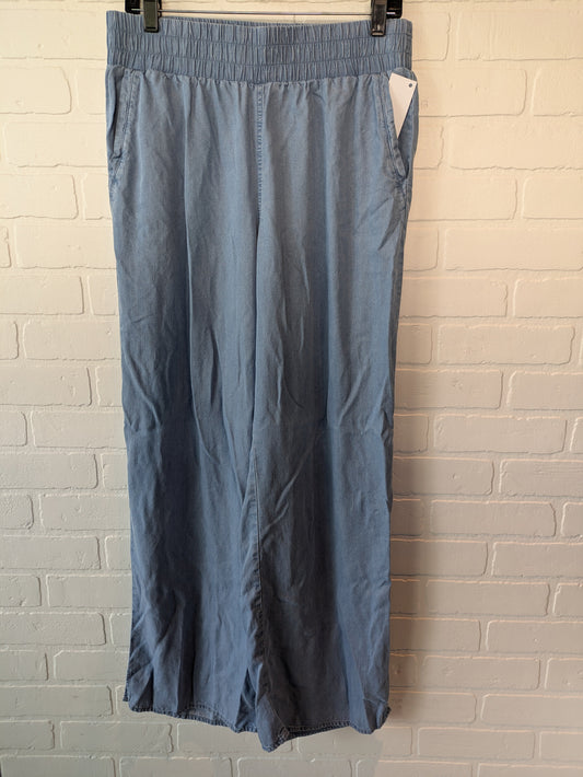 Pants Wide Leg By Calvin Klein In Blue Denim, Size: 8