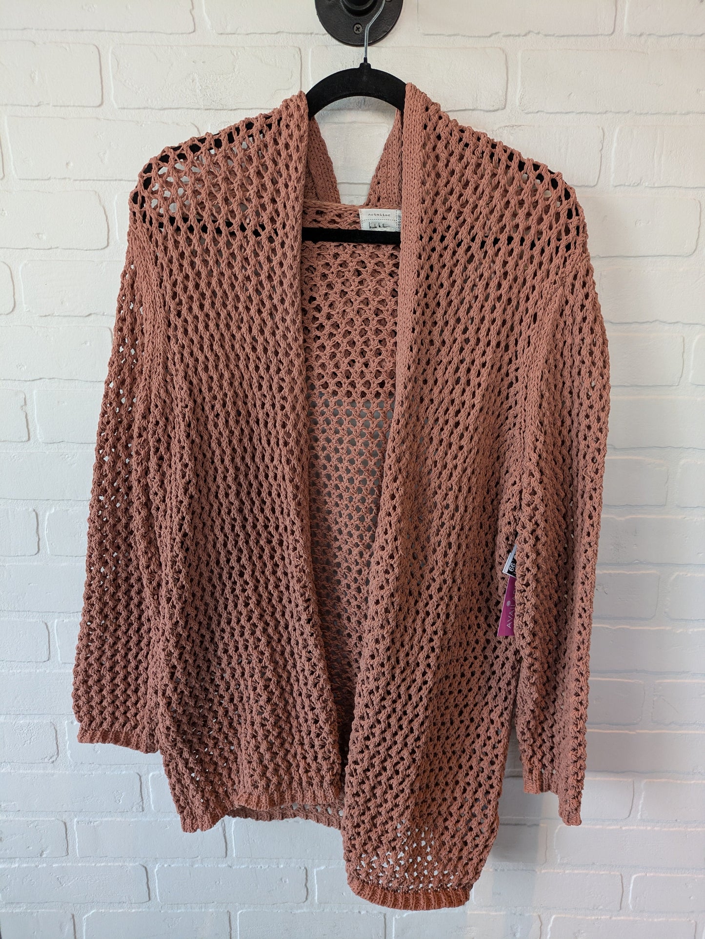 Cardigan By Nicole By Nicole Miller In Orange, Size: L