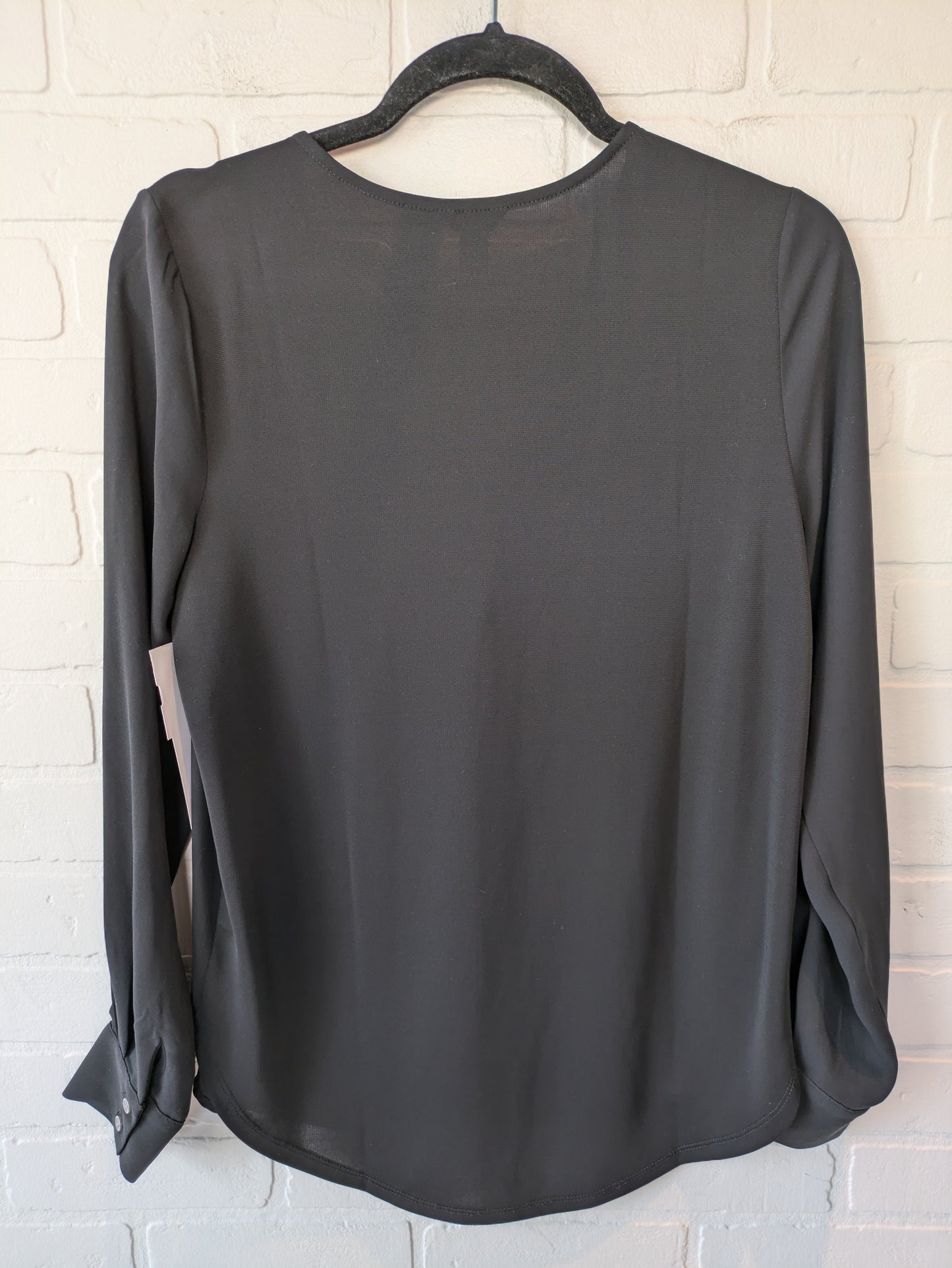 Top Long Sleeve By Ann Taylor In Black, Size: Xs