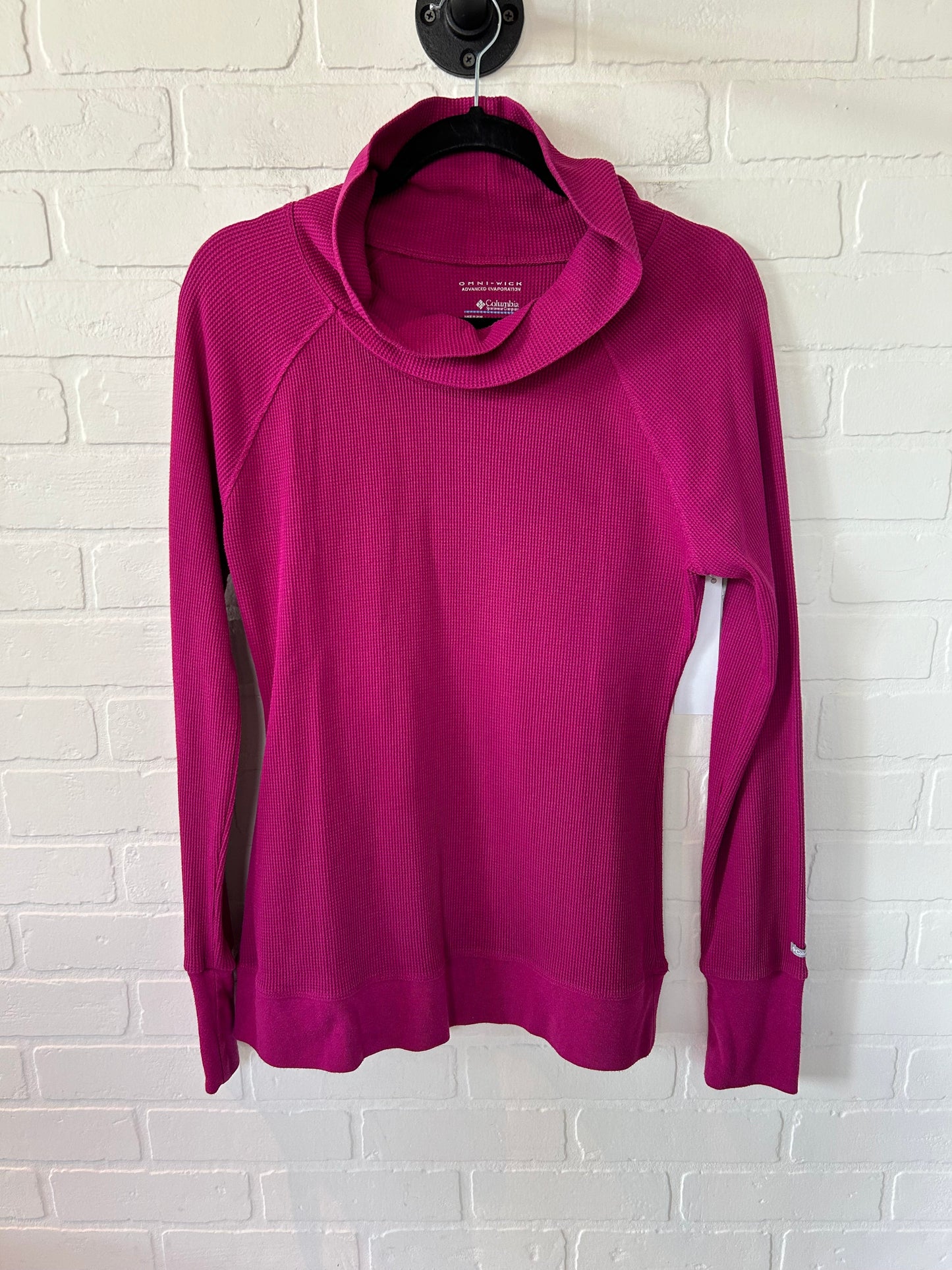 Top Long Sleeve By Columbia In Pink, Size: L