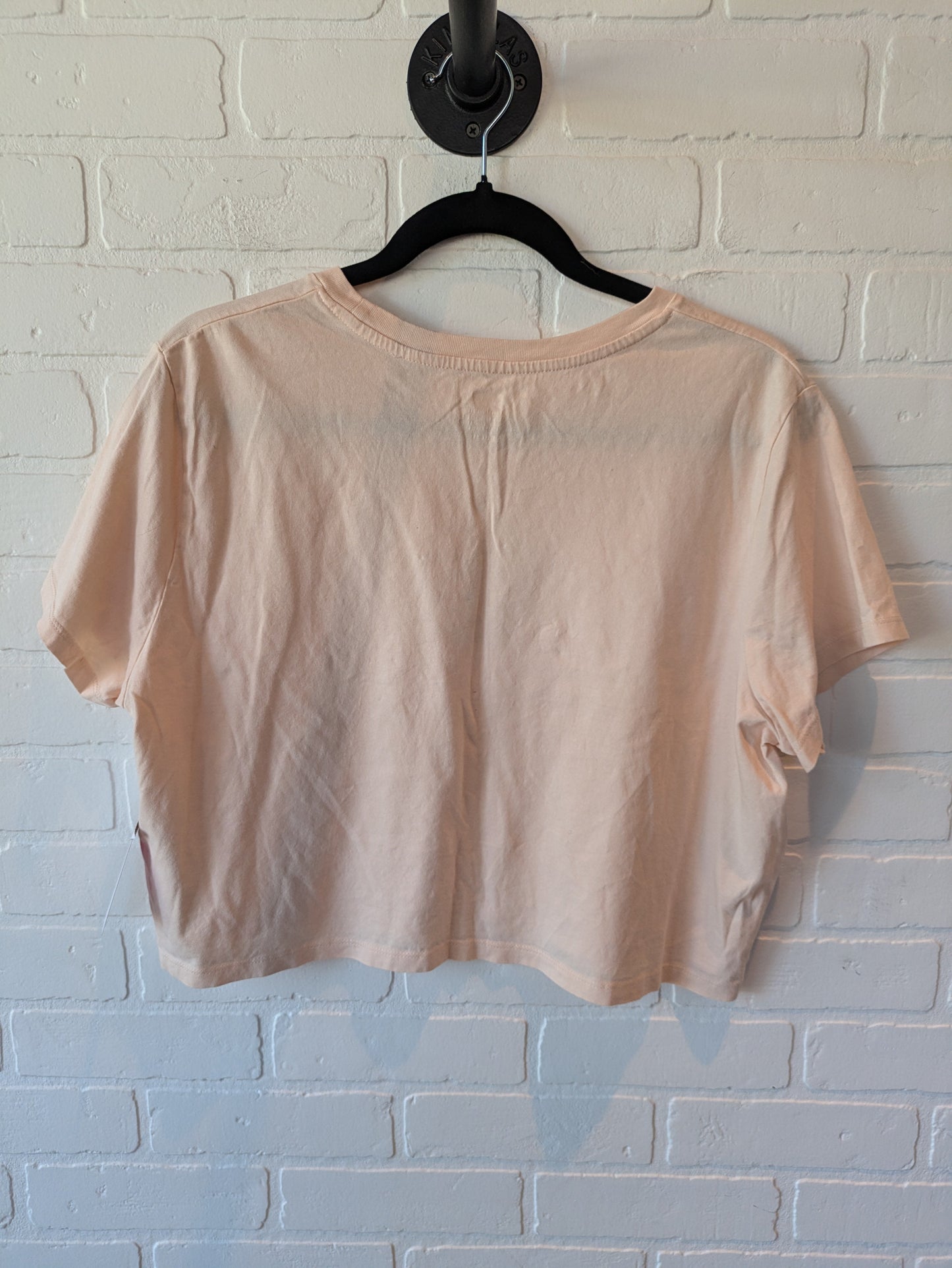 Top Short Sleeve By Levis In Peach, Size: Xl