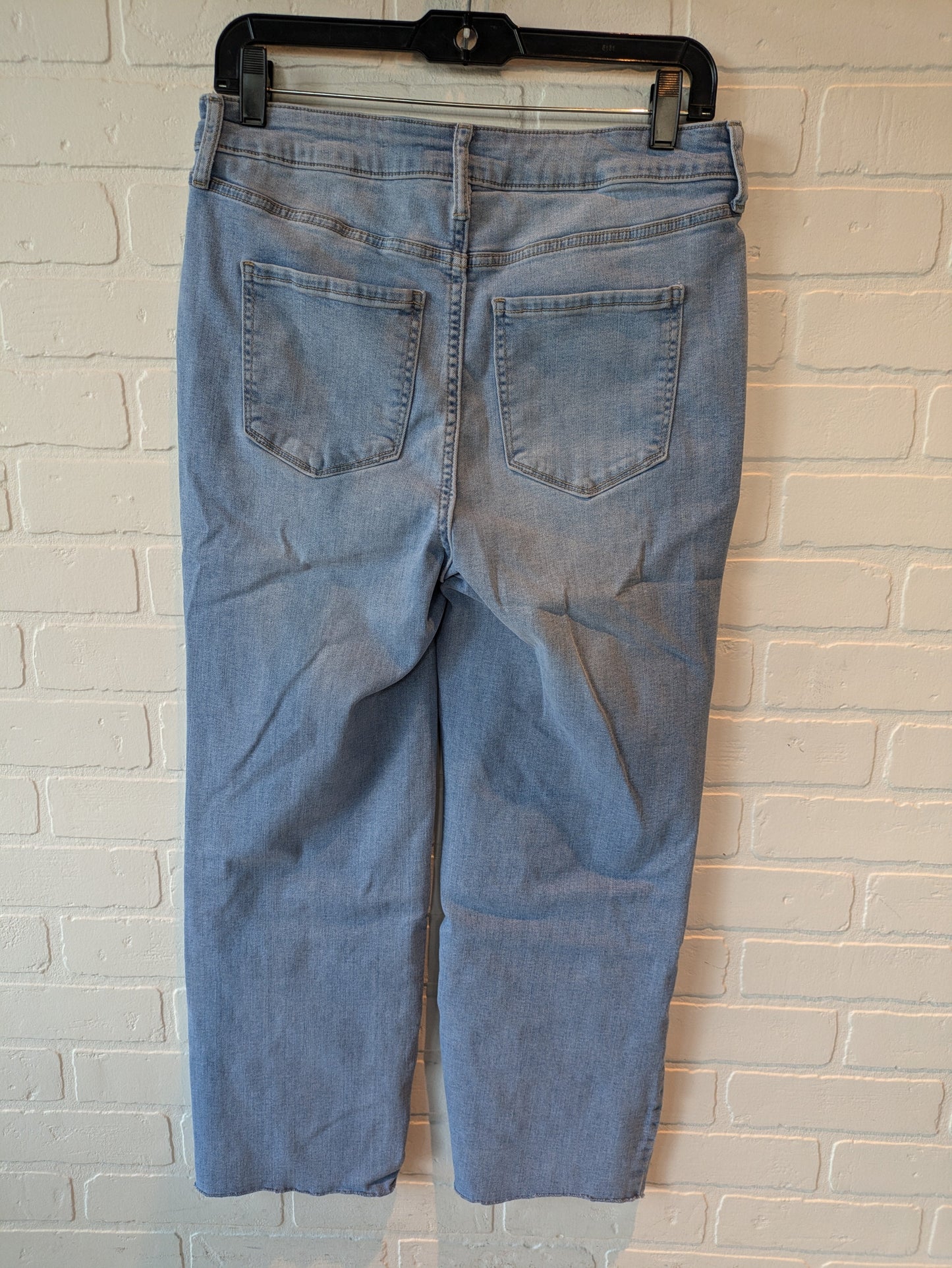 Jeans Straight By Nine West In Blue Denim, Size: 10