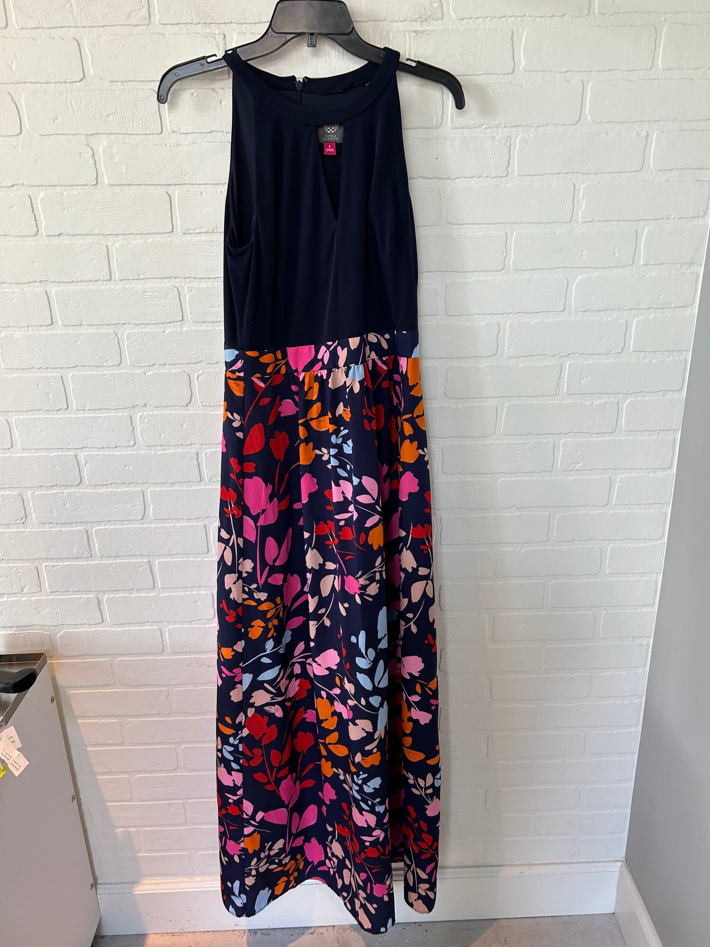 Dress Casual Maxi By Vince Camuto In Blue & Pink, Size: M