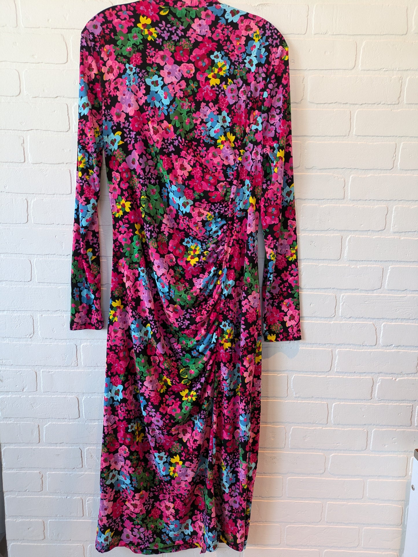 Dress Casual Maxi By Clothes Mentor In Black & Pink, Size: Xl