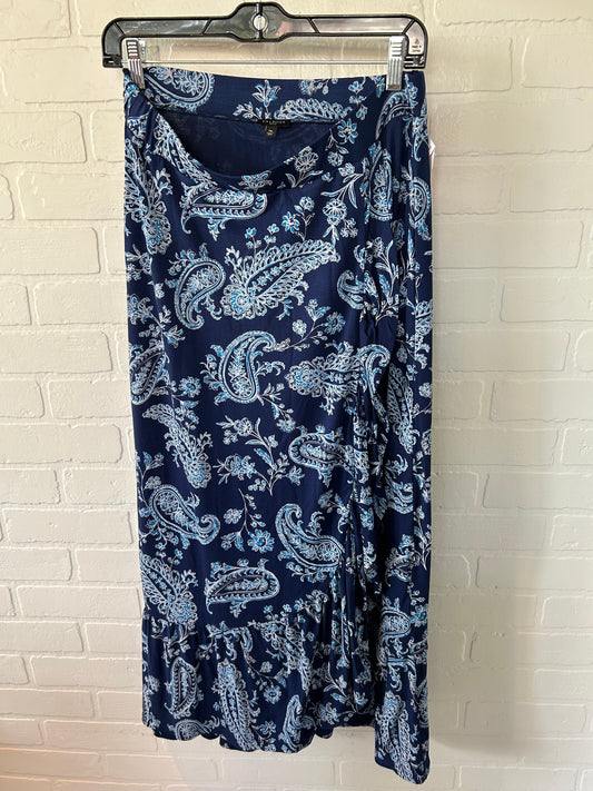 Skirt Maxi By Talbots In Blue, Size: 8petite