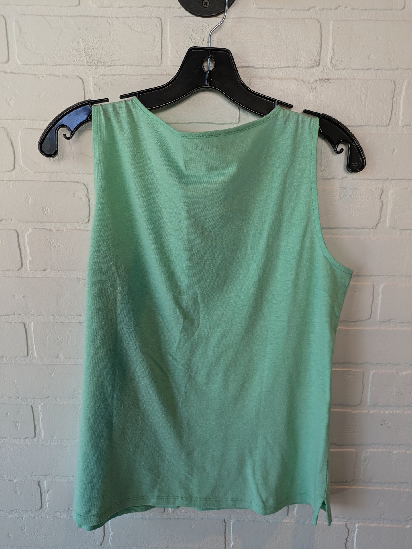 Top Sleeveless By Talbots In Green, Size: M