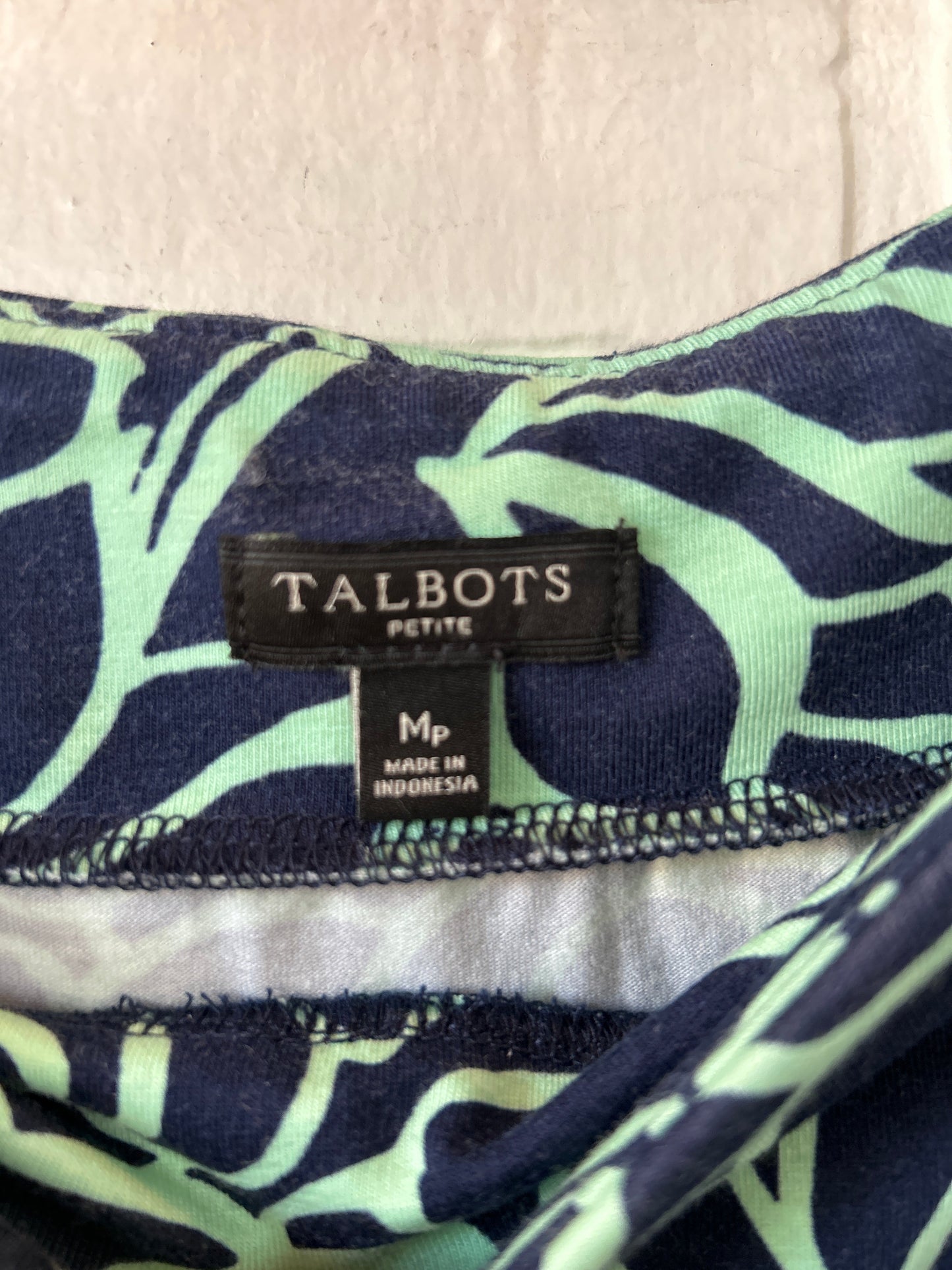 Skirt Maxi By Talbots In Blue & Green, Size: 8petite