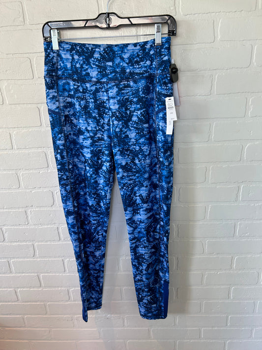 Athletic Leggings By Talbots In Blue, Size: 8petite