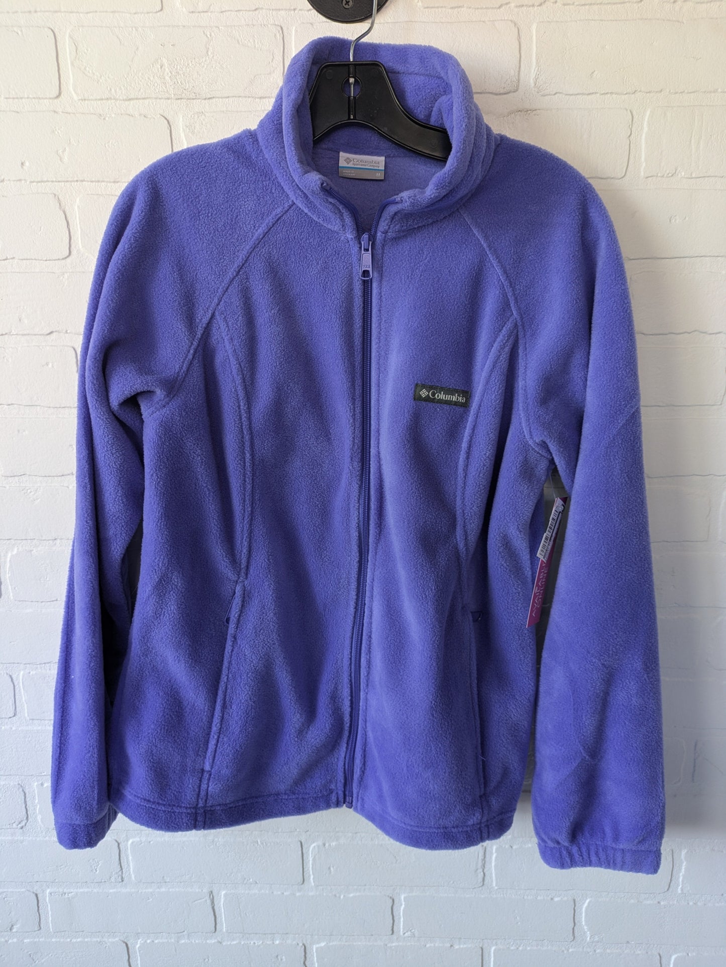 Jacket Fleece By Columbia In Purple, Size: M