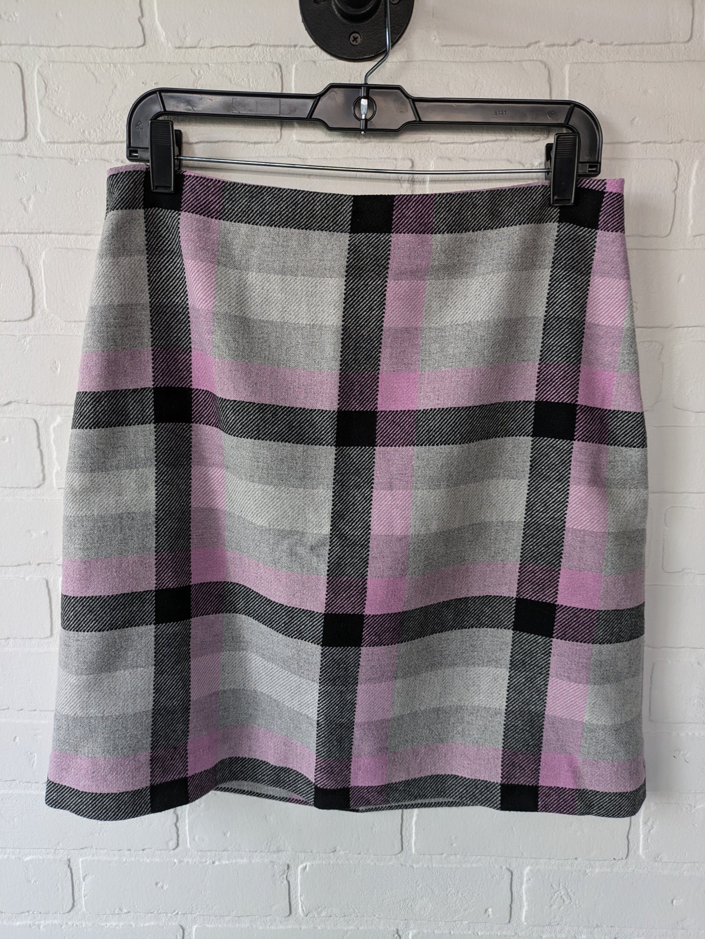 Skirt Mini & Short By Talbots In Grey & Purple, Size: 10petite