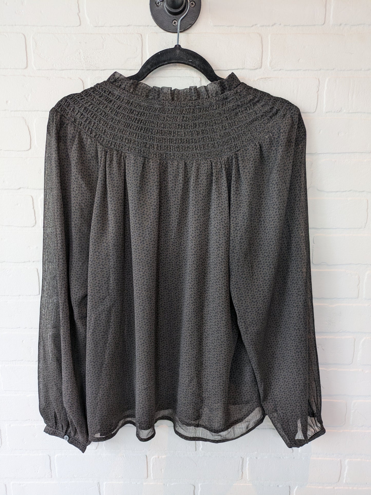 Top Long Sleeve By Loft In Brown, Size: M