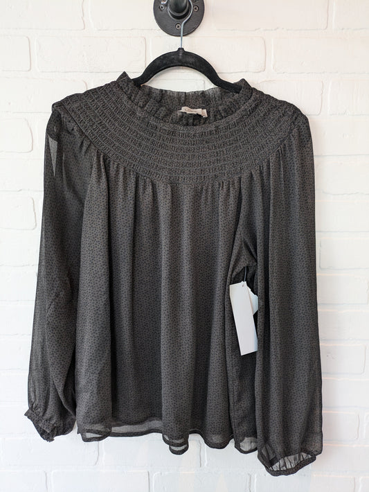 Top Long Sleeve By Loft In Brown, Size: M