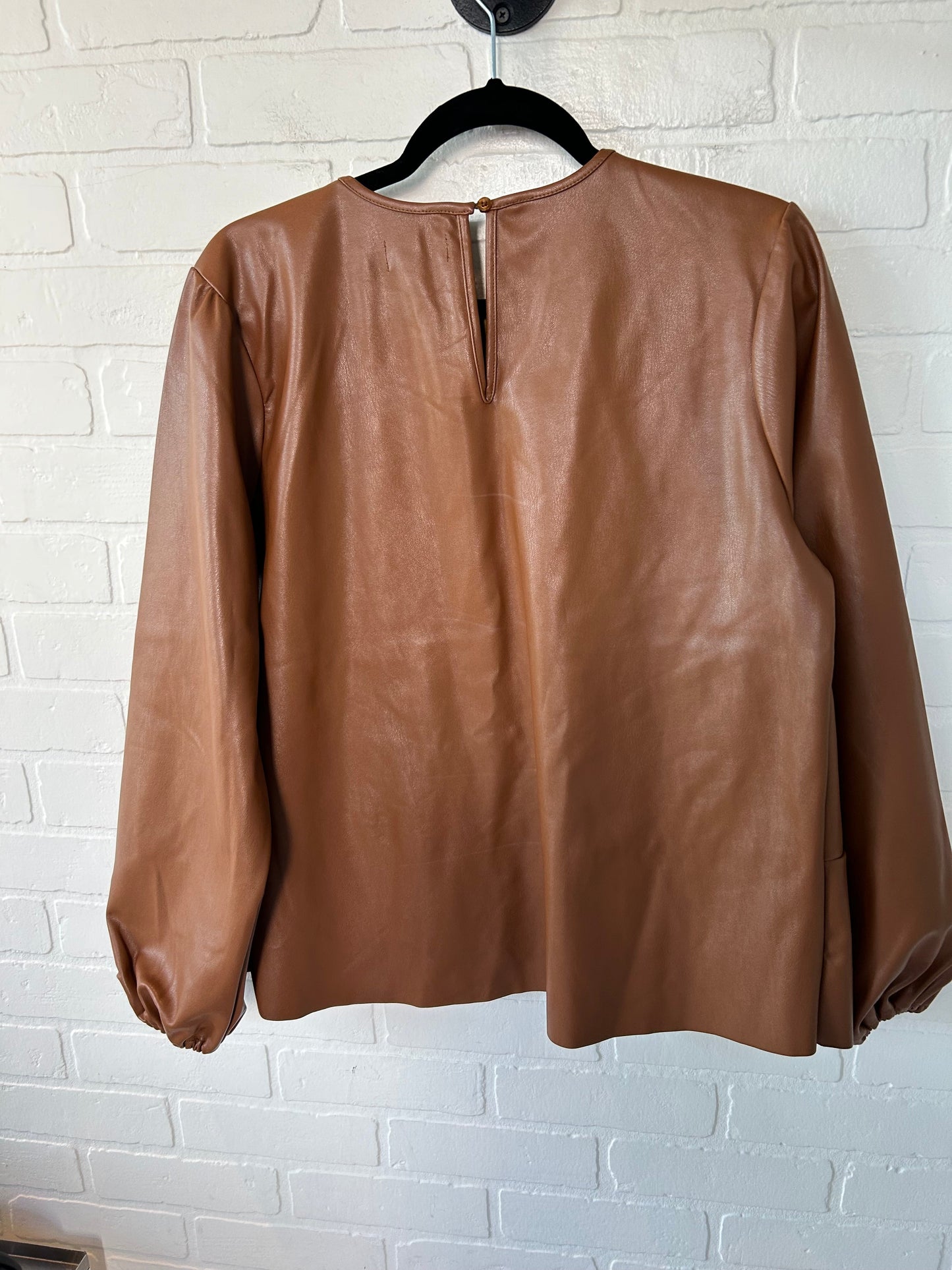 Top Long Sleeve By Mudpie In Brown, Size: M