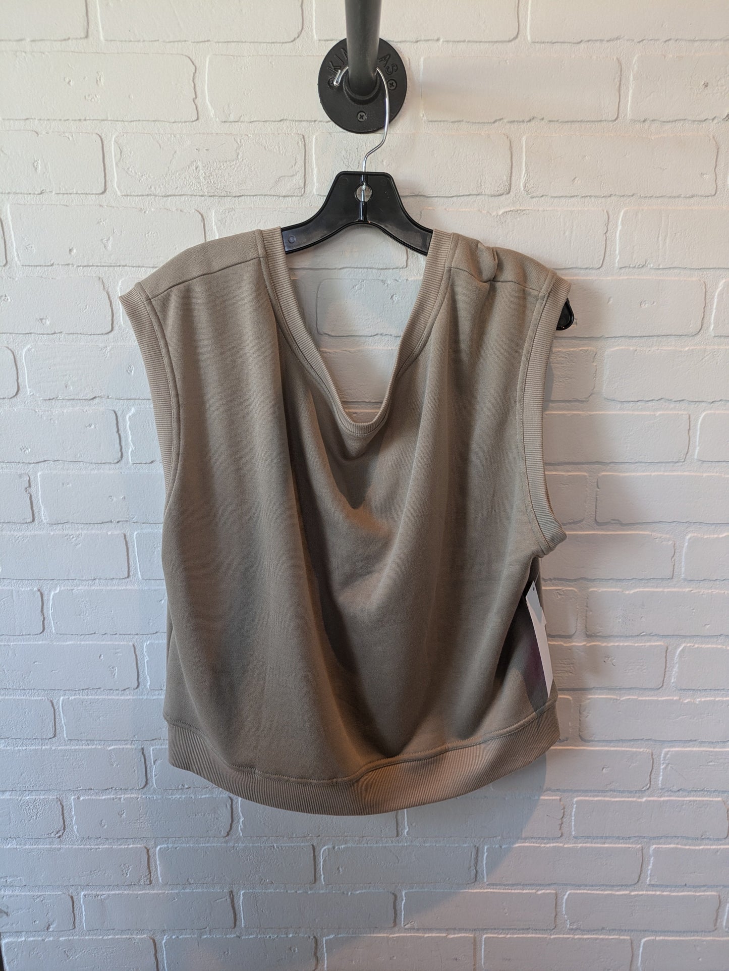 Top Sleeveless By Maeve In Brown, Size: L