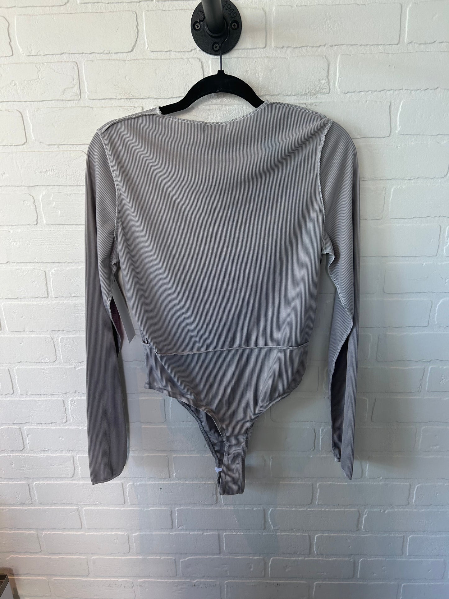 Bodysuit By Pretty Little Thing In Grey, Size: M