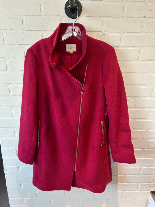 Coat Peacoat By Loft In Red, Size: M