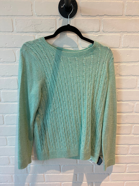 Sweater By Talbots In Green, Size: L