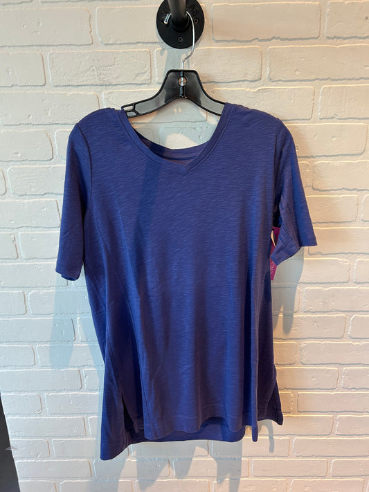 Top Short Sleeve Basic By J. Jill In Purple, Size: M