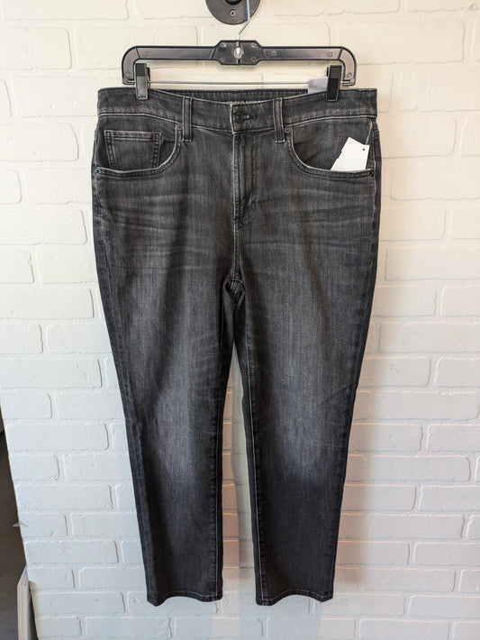 Jeans Boyfriend By Chicos In Black Denim, Size: 8