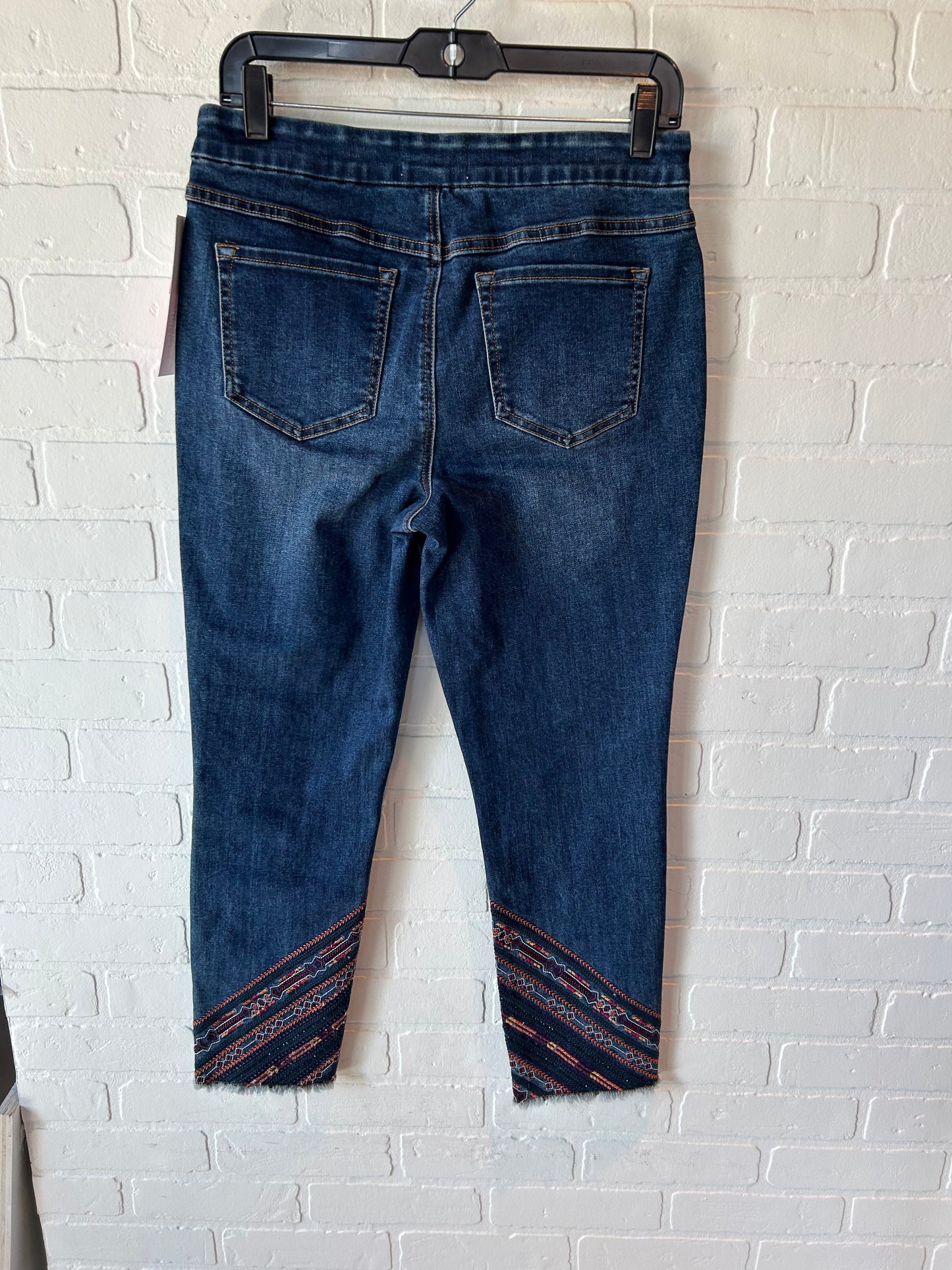 Jeans Jeggings By Tribal In Blue Denim, Size: 6