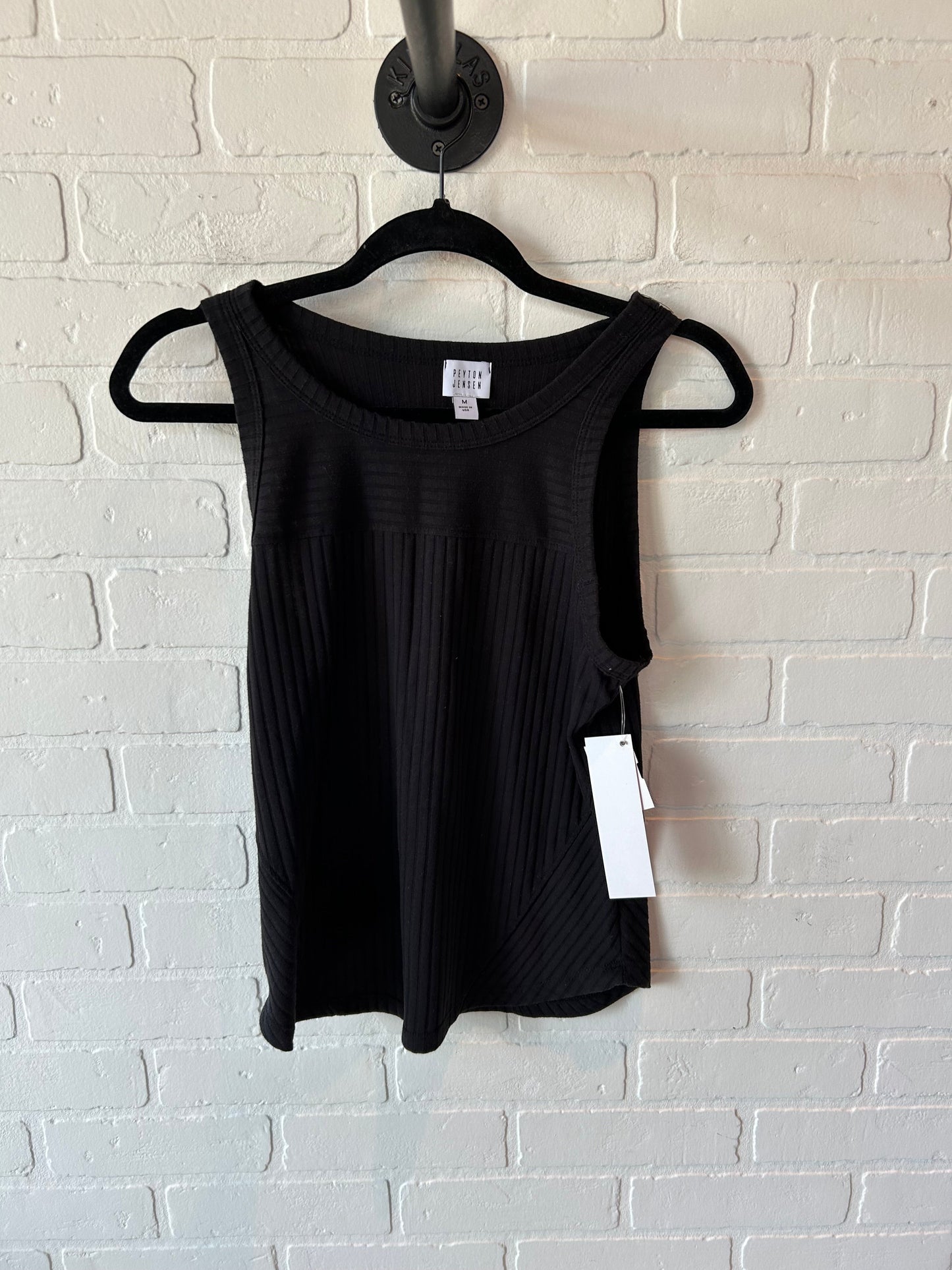 Top Sleeveless Basic By Peyton Jensen In Black, Size: M