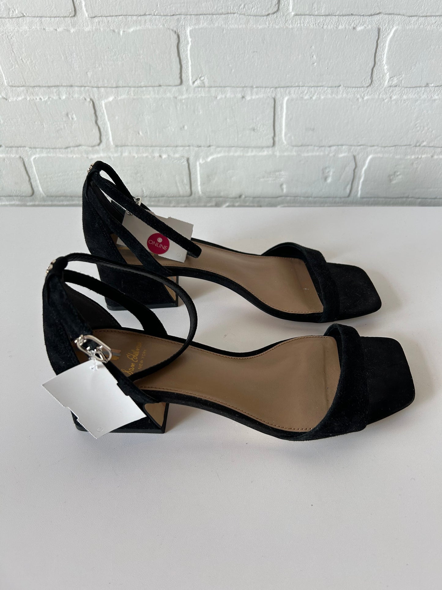 Sandals Heels Kitten By Sam Edelman In Black, Size: 7.5