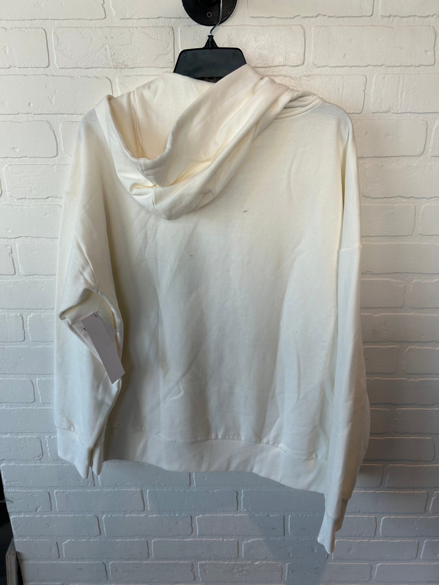 Sweatshirt Hoodie By Time And Tru In Cream, Size: 2x