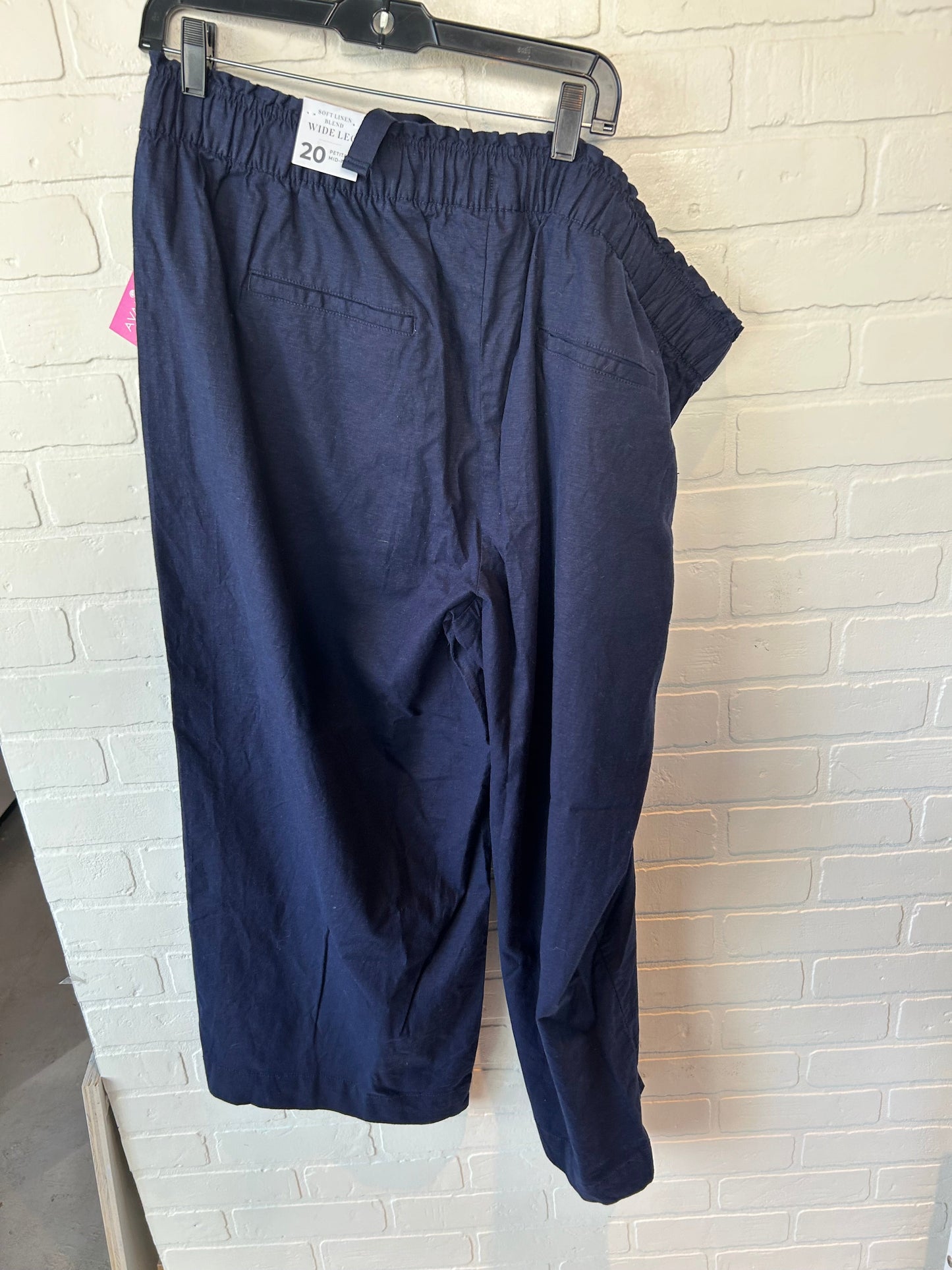 Pants Wide Leg By Lane Bryant In Blue, Size: 20