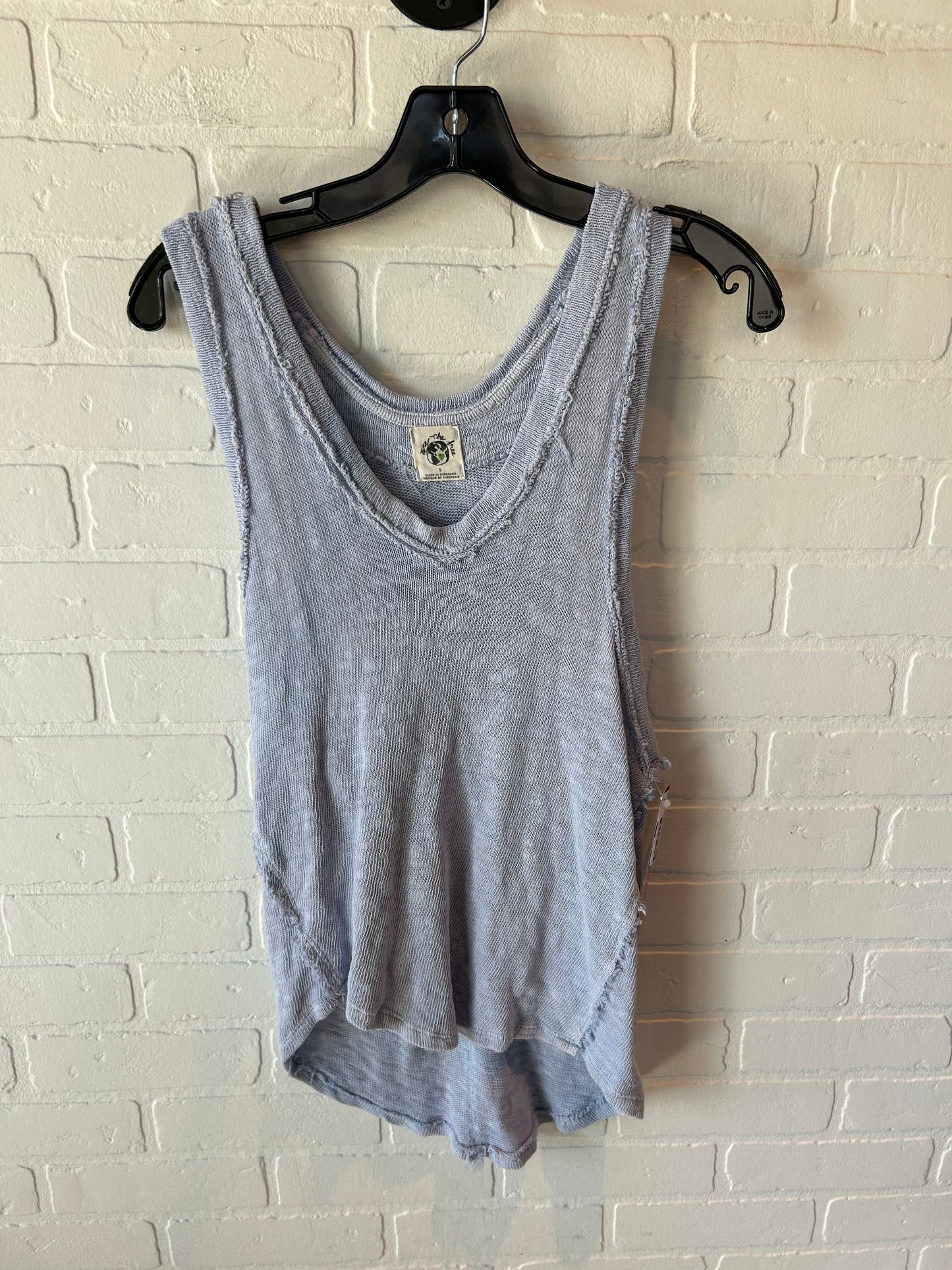 Top Sleeveless By We The Free In Blue, Size: S