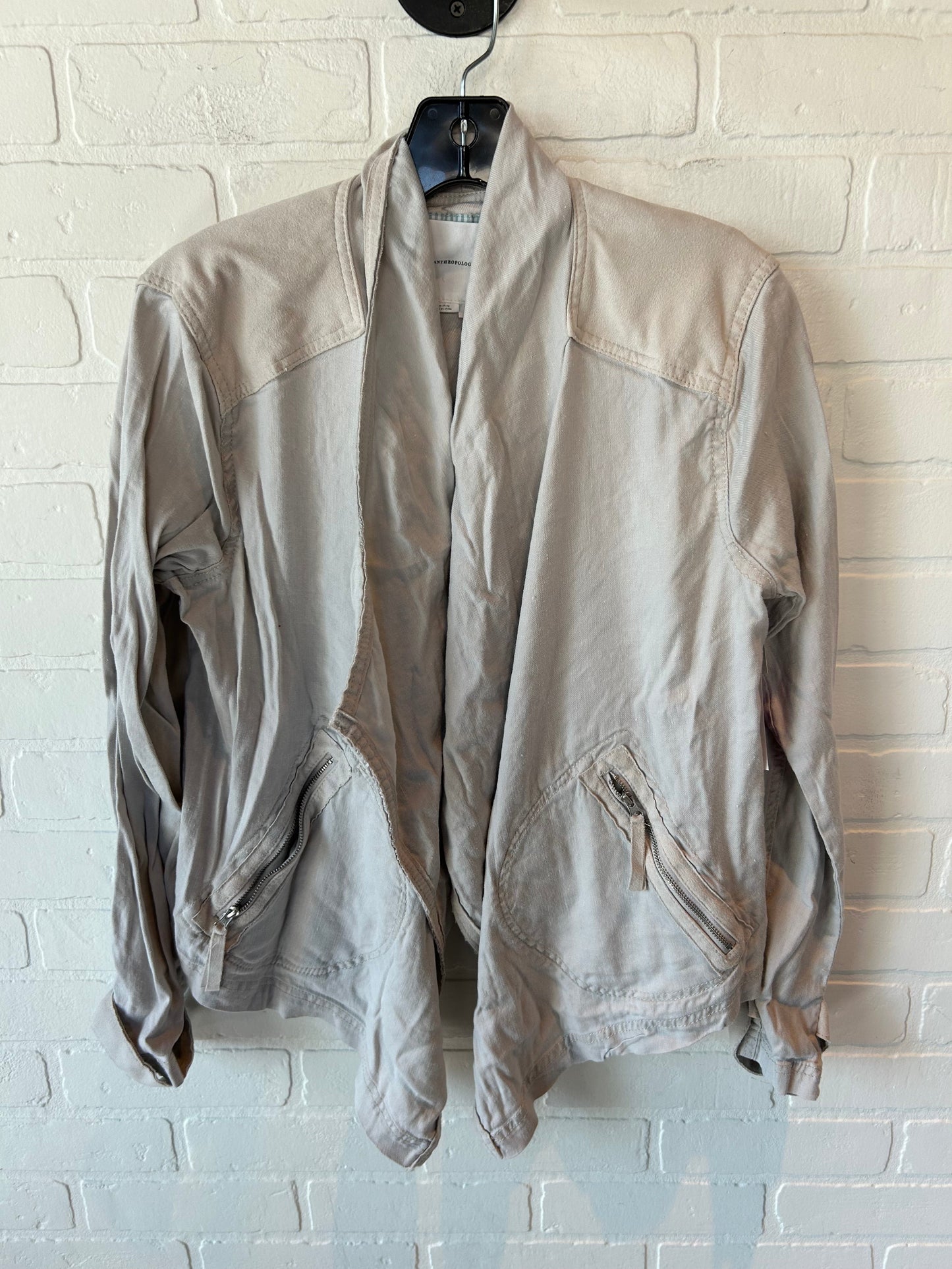 Jacket Other By Anthropologie In Grey, Size: M