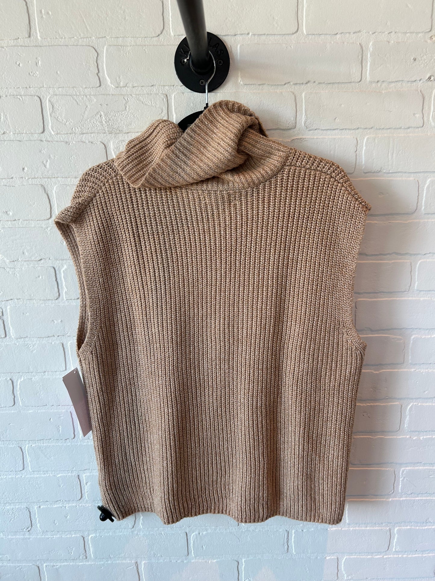 Vest Sweater By Rachel Zoe In Tan, Size: L