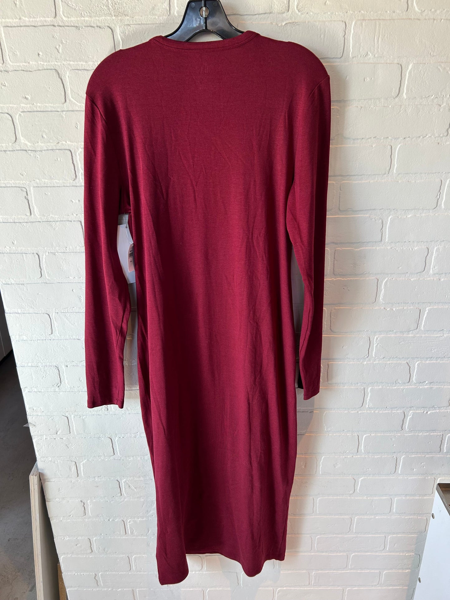 Dress Casual Midi By Gap In Red, Size: L