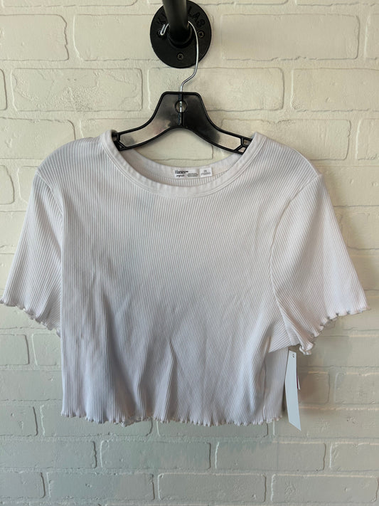 Top Short Sleeve Basic By Hanes In White, Size: 2x