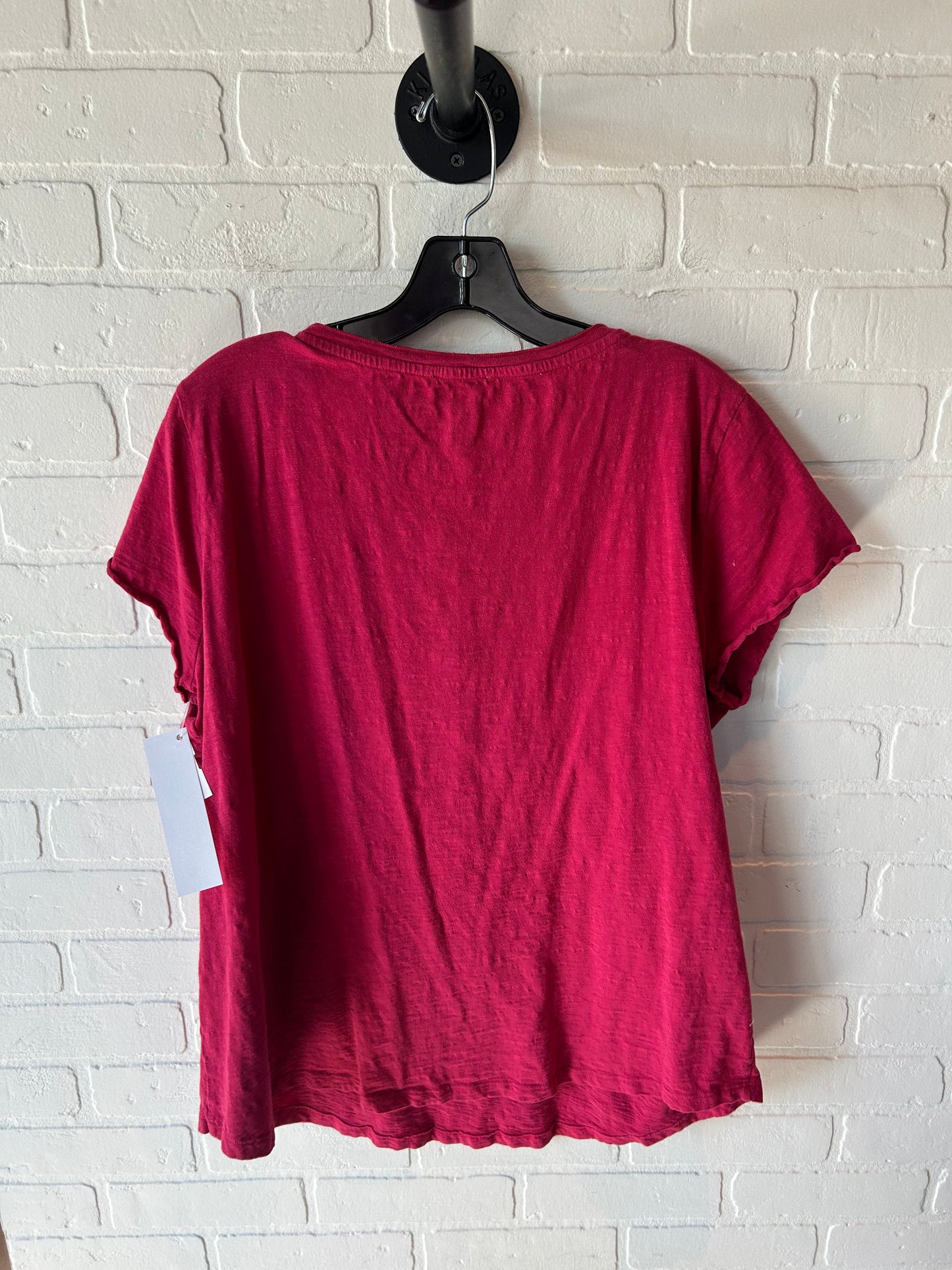 Top Short Sleeve By Sundance In Pink, Size: Xl