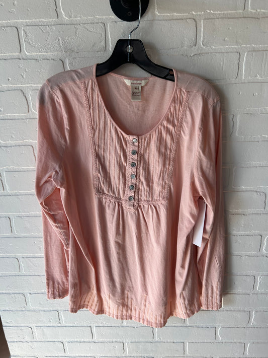 Top Long Sleeve By Sundance In Peach, Size: Xl