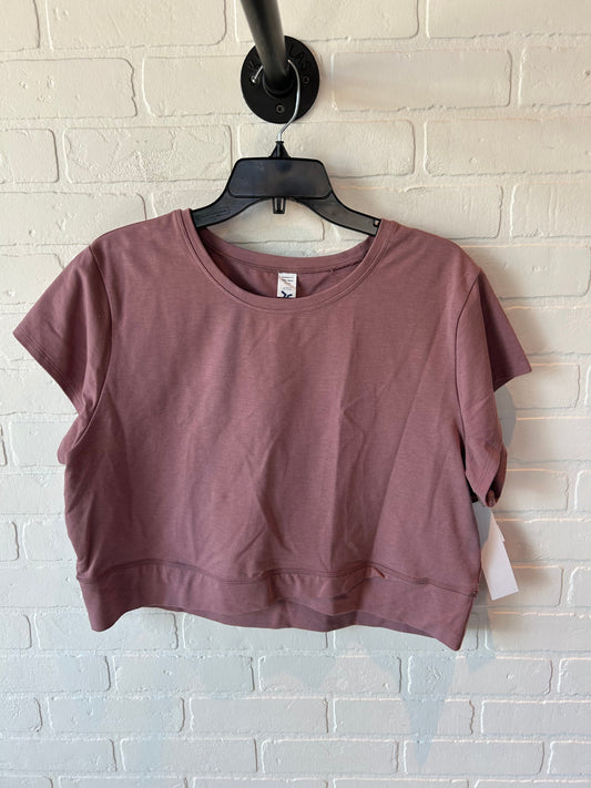 Athletic Top Short Sleeve By Old Navy In Pink, Size: Xxl