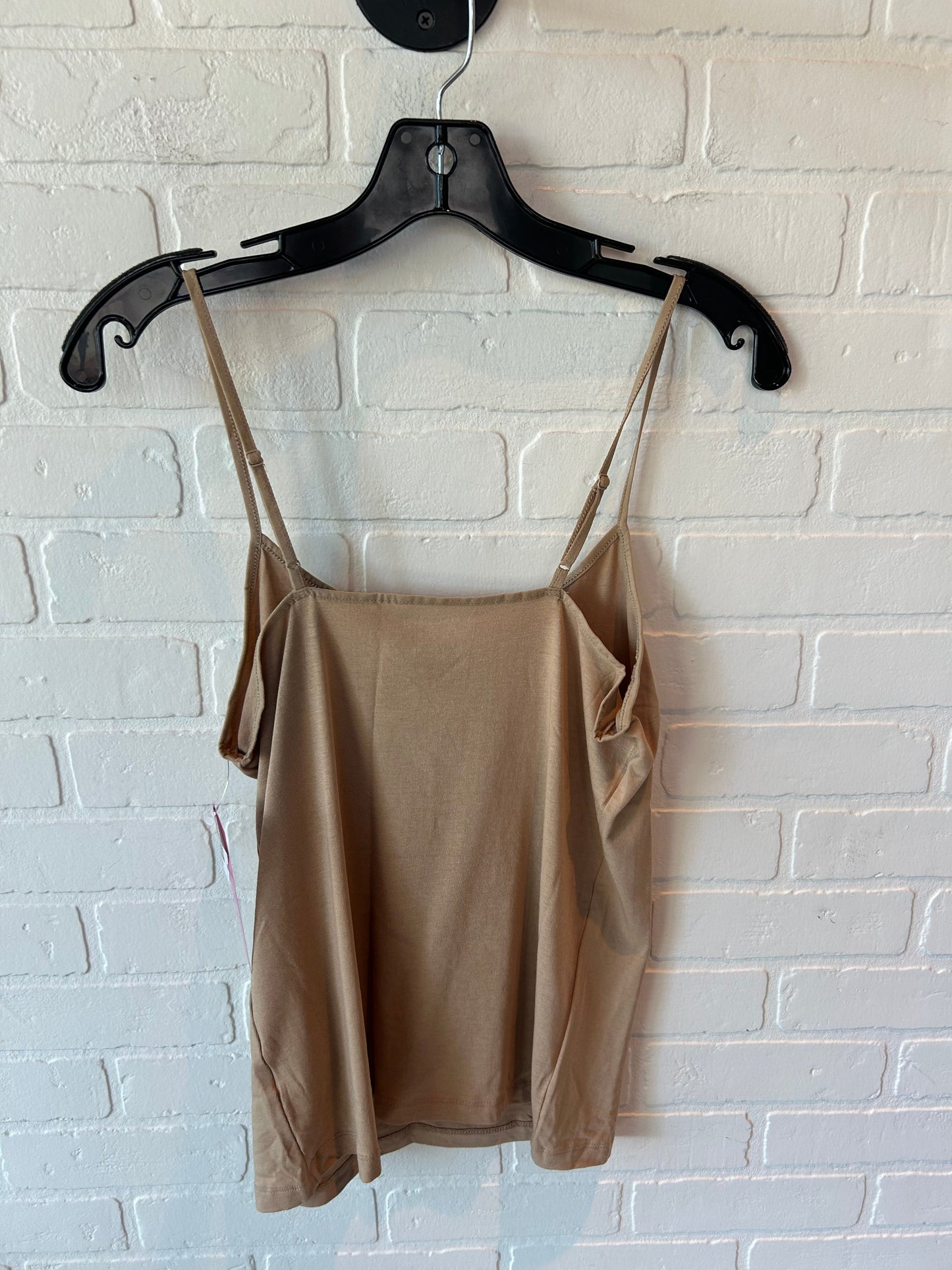 Top Cami By Time And Tru In Tan, Size: M