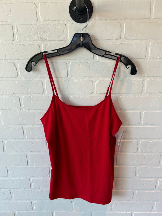 Top Cami By Time And Tru In Red, Size: L