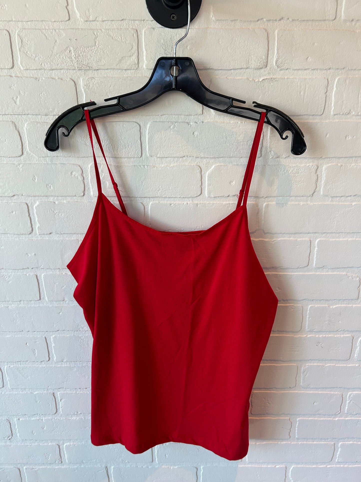 Top Cami By Time And Tru In Red, Size: Xl