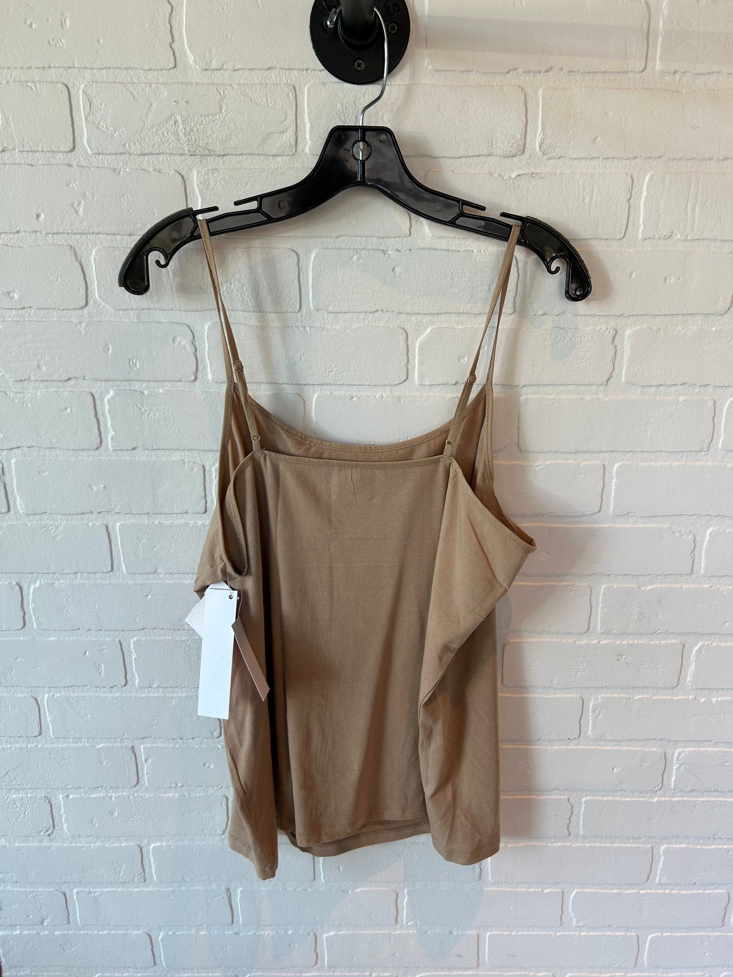 Top Cami By Time And Tru In Tan, Size: Xxl