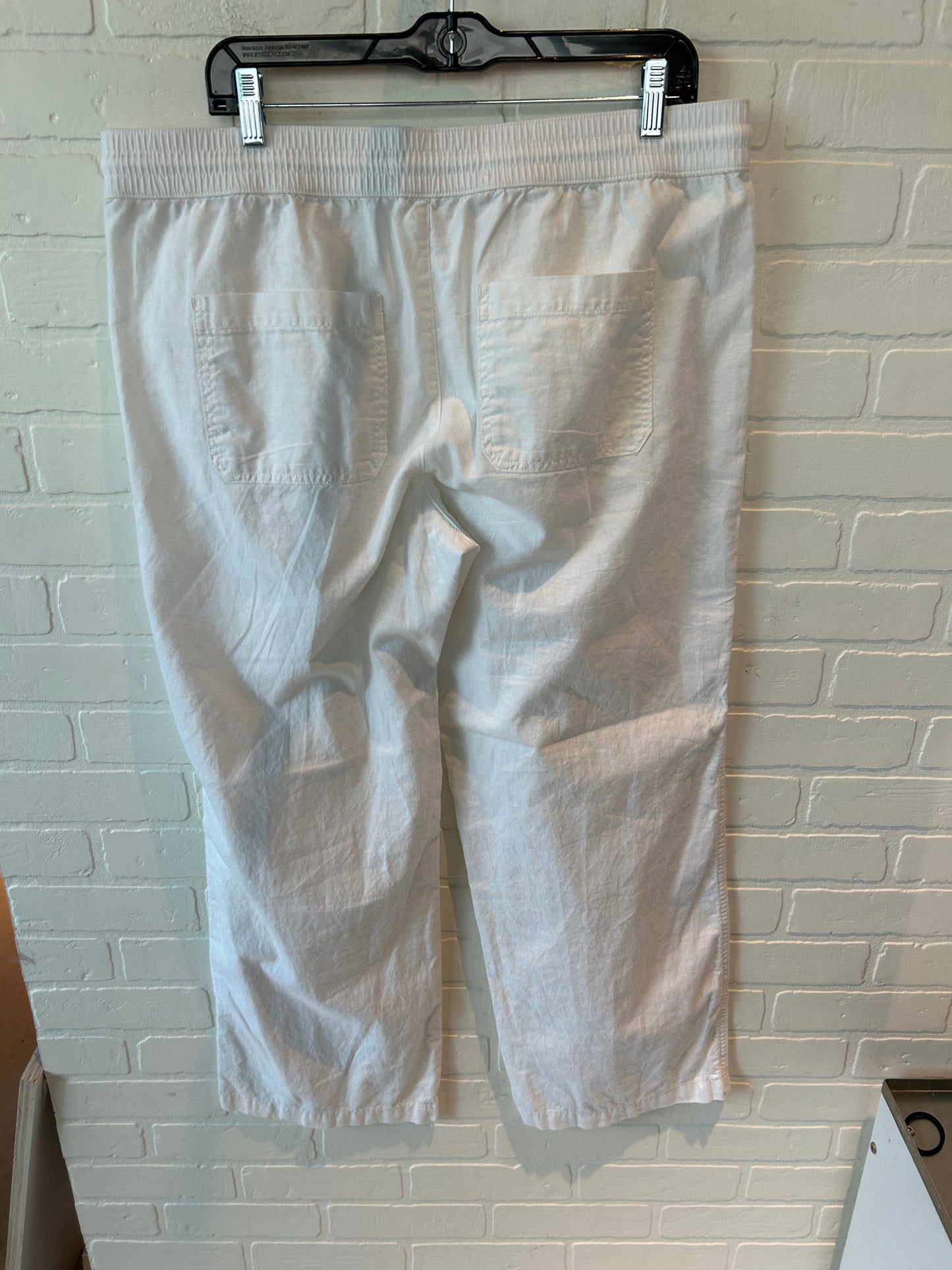 Pants Linen By Sonoma In White, Size: 16