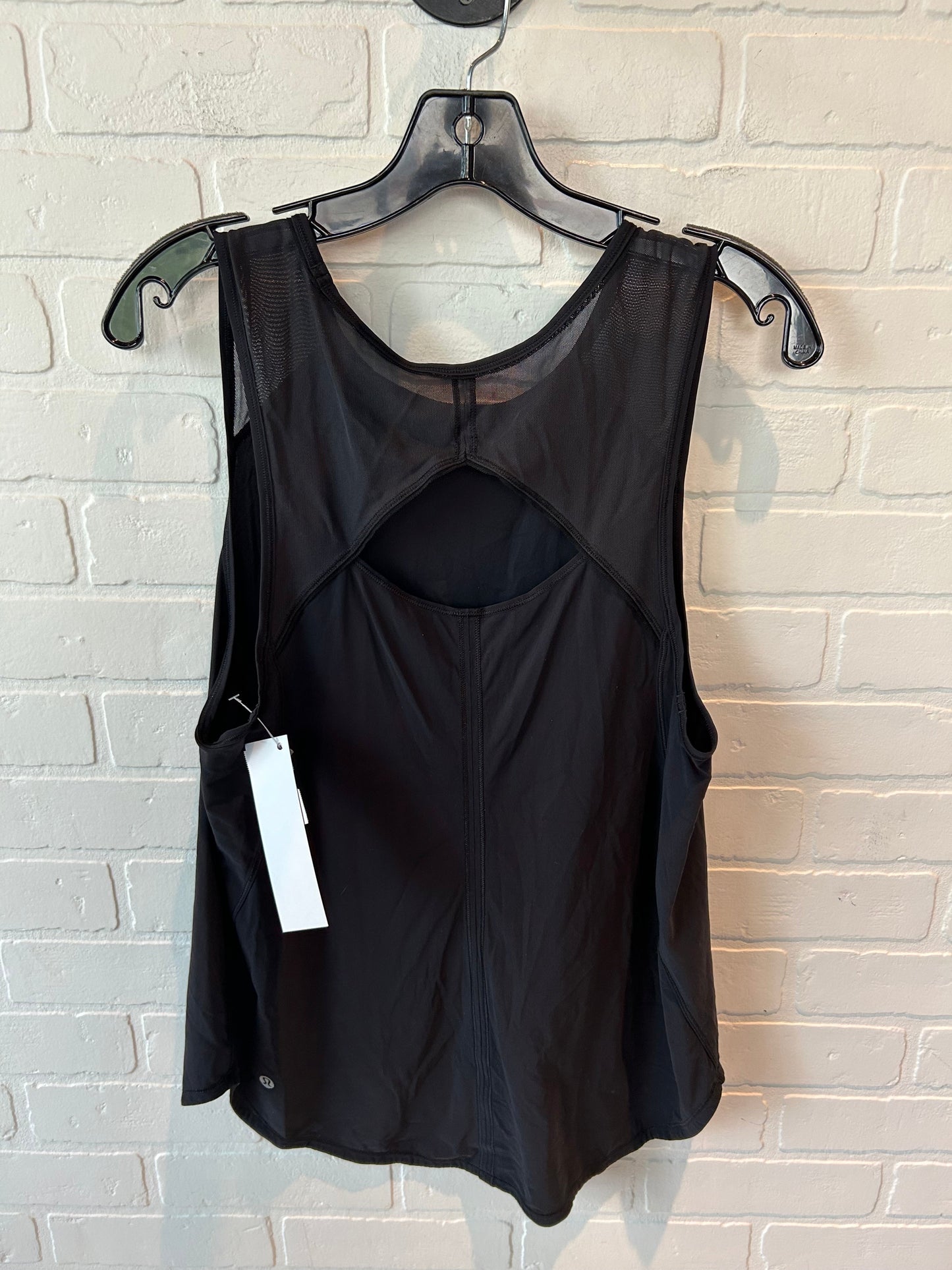 Athletic Tank Top By Lululemon In Black, Size: S