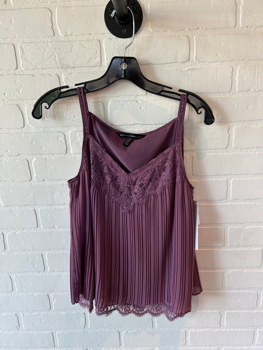 Top Sleeveless By White House Black Market In Purple, Size: Xxs