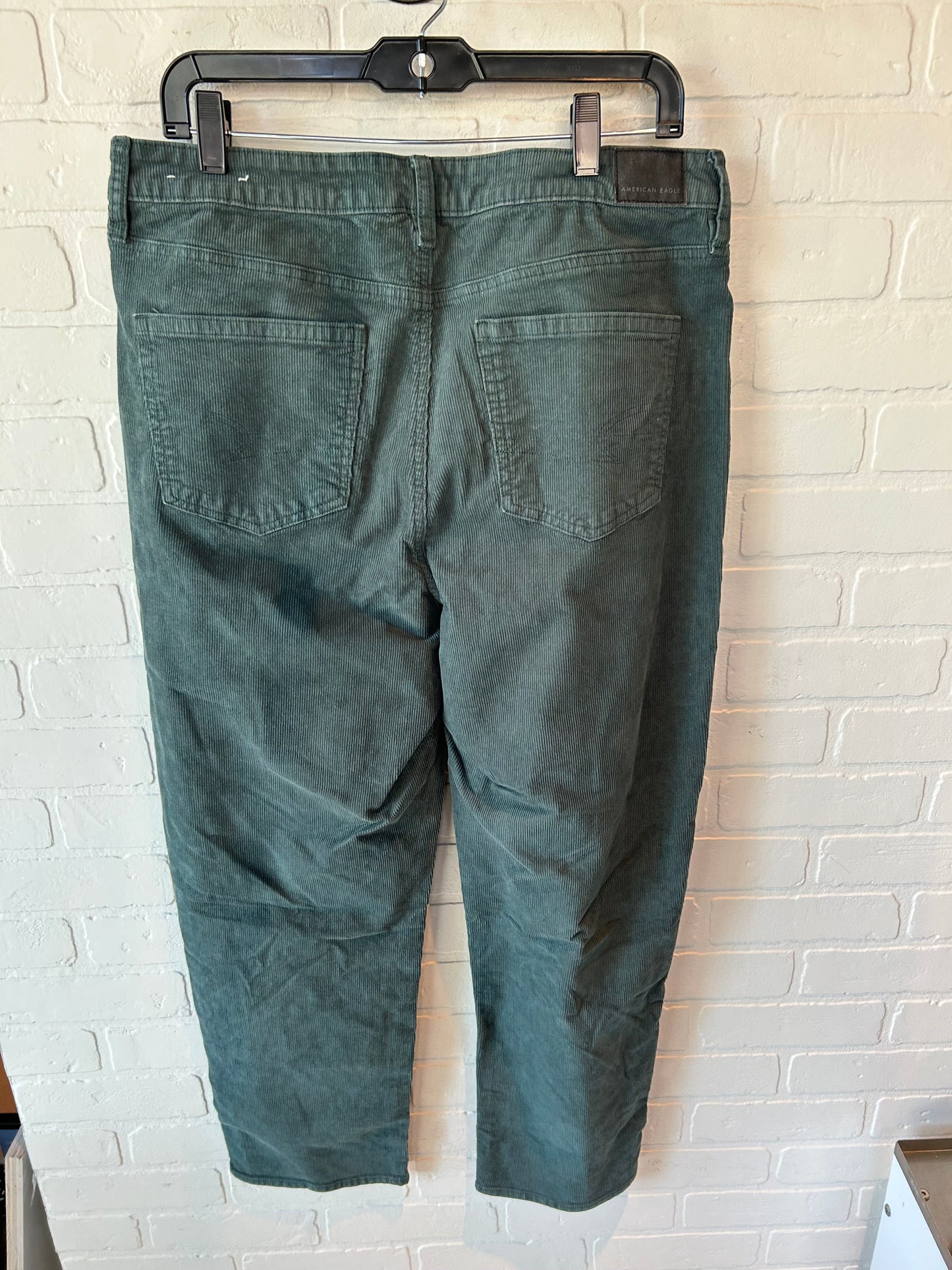 Pants Corduroy By American Eagle In Green, Size: 14